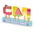 Hračky s jemnými listmi: drevený zmrzlinový obchod ľad Lolly Shop