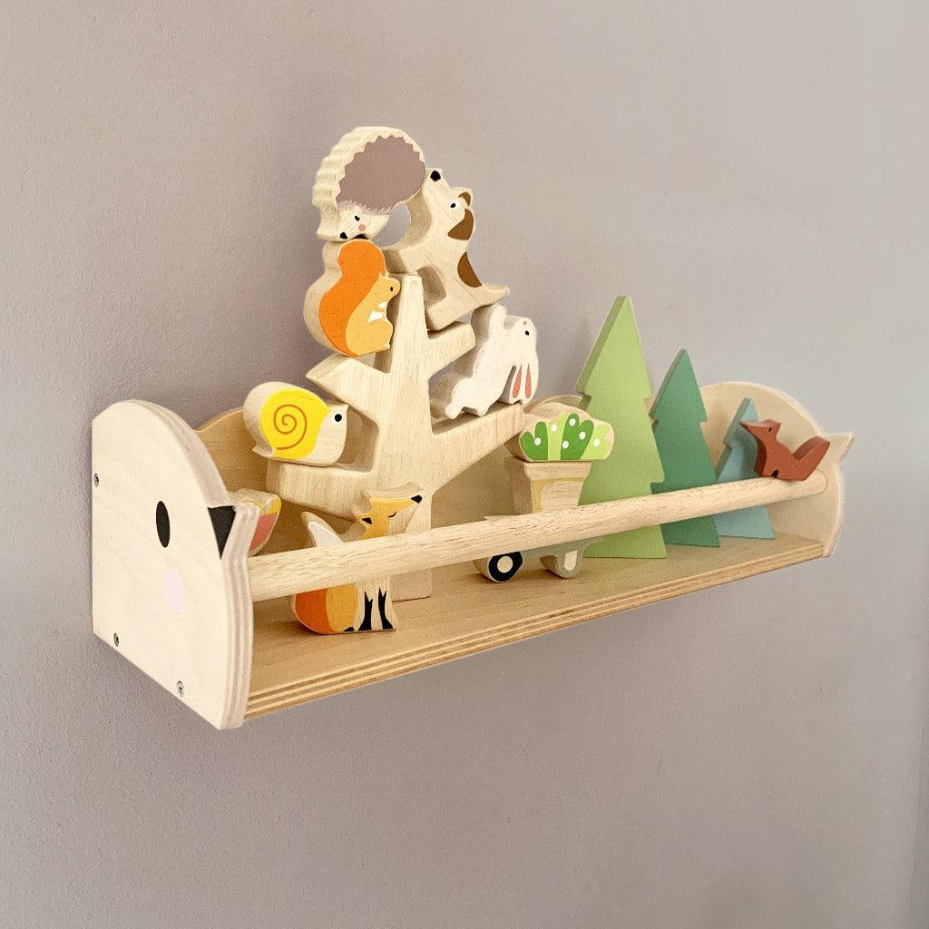 Tender Leaf Toys: wooden Birdie Shelf