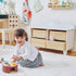Tender Leaf Toys: дървен шкаф с кошници Bunny Storage Unit