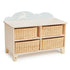 Tender Leaf Toys: wooden cabinet with baskets Bunny Storage Unit