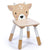 Konkurso lapų žaislai: medinė miško kėdė