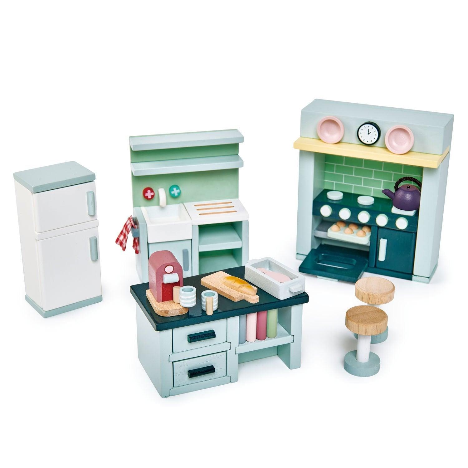 Tender Leaf Toys: wooden dollhouse furniture Kitchen