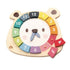 Jucării cu frunze tandre: ceas de culori de urs educațional
