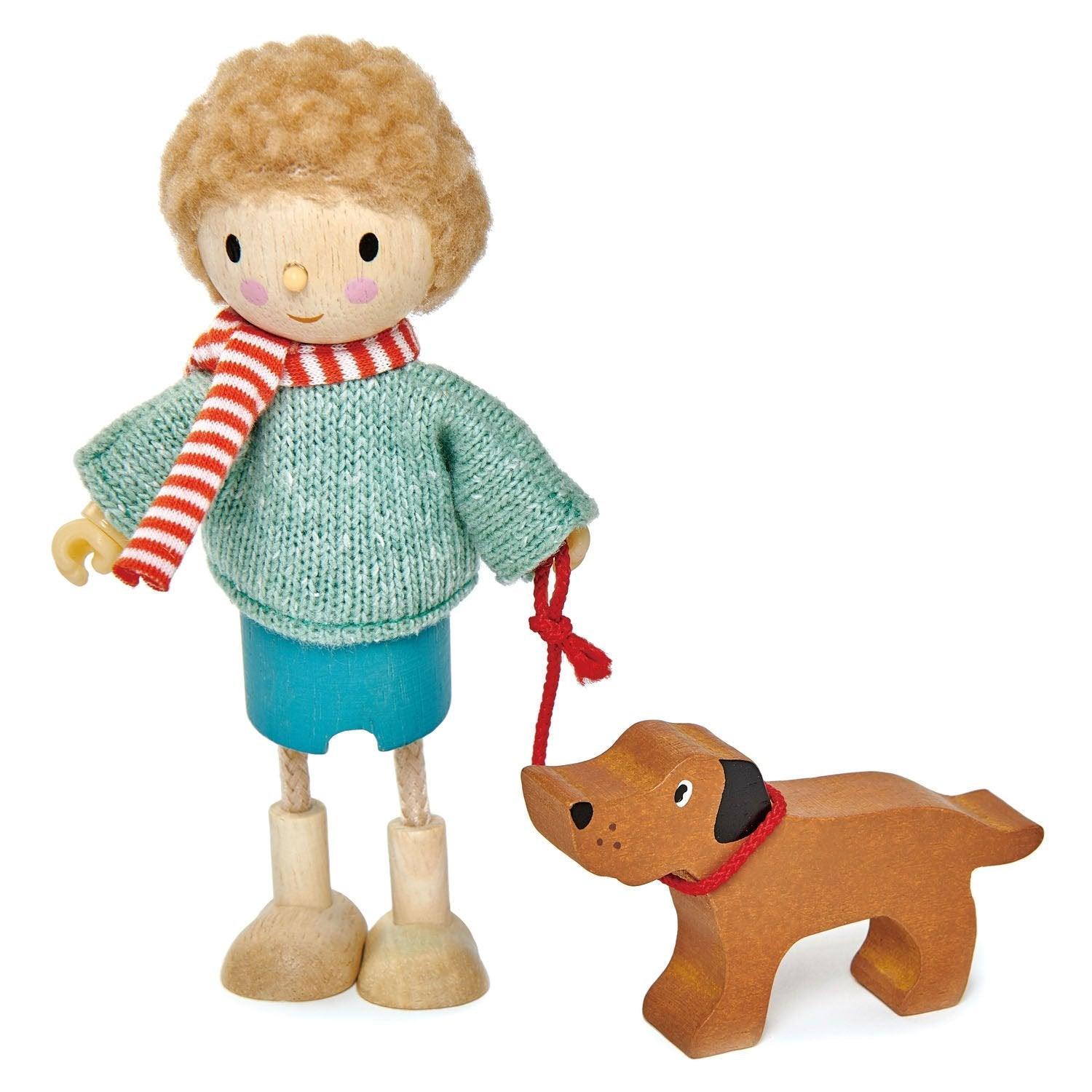 Juguetes de hoja tiernos: el Sr. Goodwood y su muñeca para perros