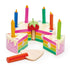 Juguetes tiernos de hoja: pastel de cumpleaños arcoiris