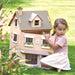 Jouets à feuilles tendres: maison de poupée à trois étages avec mobilier