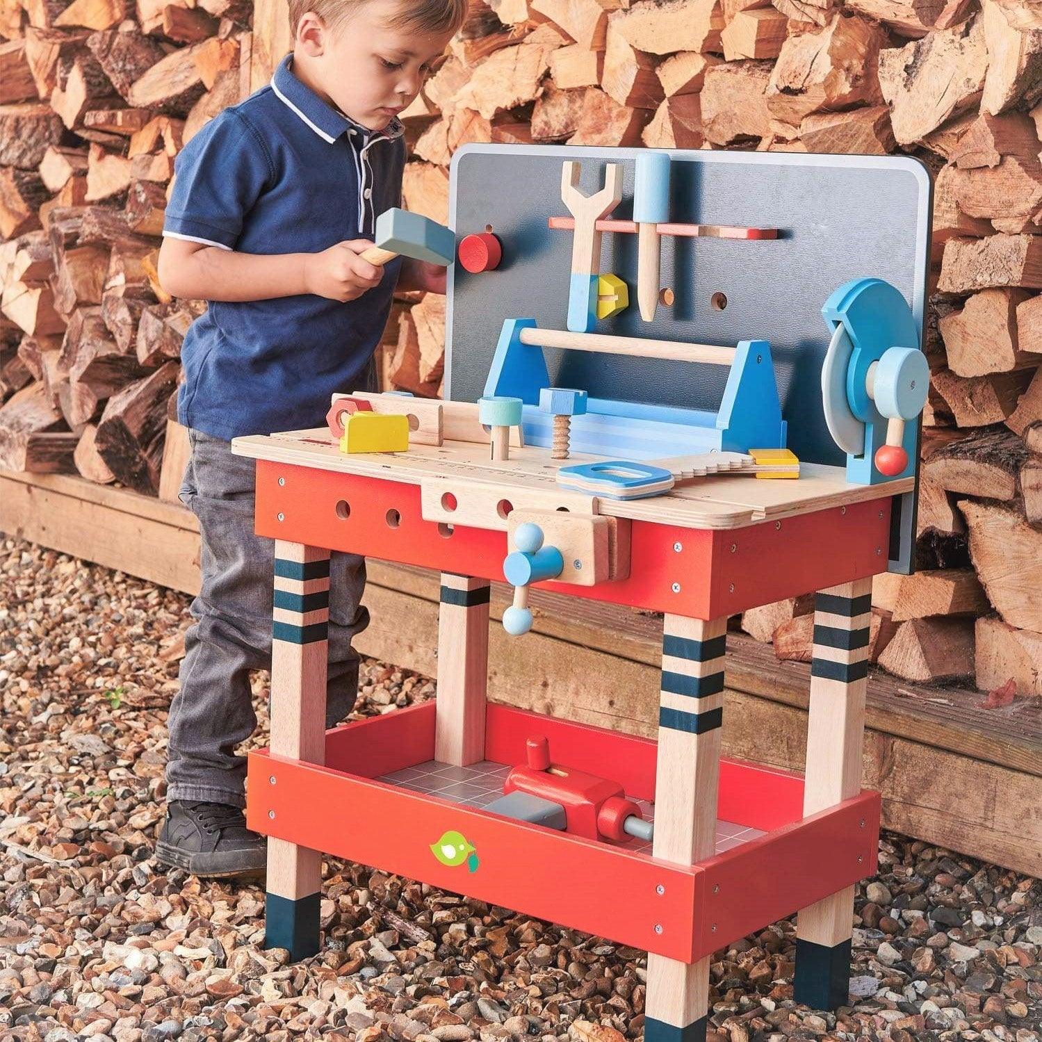 Tender Leaf Toys: Tool Bench workshop