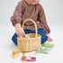 Anbud LEAF Toys: Wicker Shopping Basket Shopping Basket