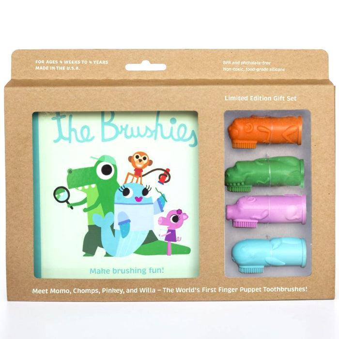 The Brushies: silicone finger brushes and booklet - Kidealo