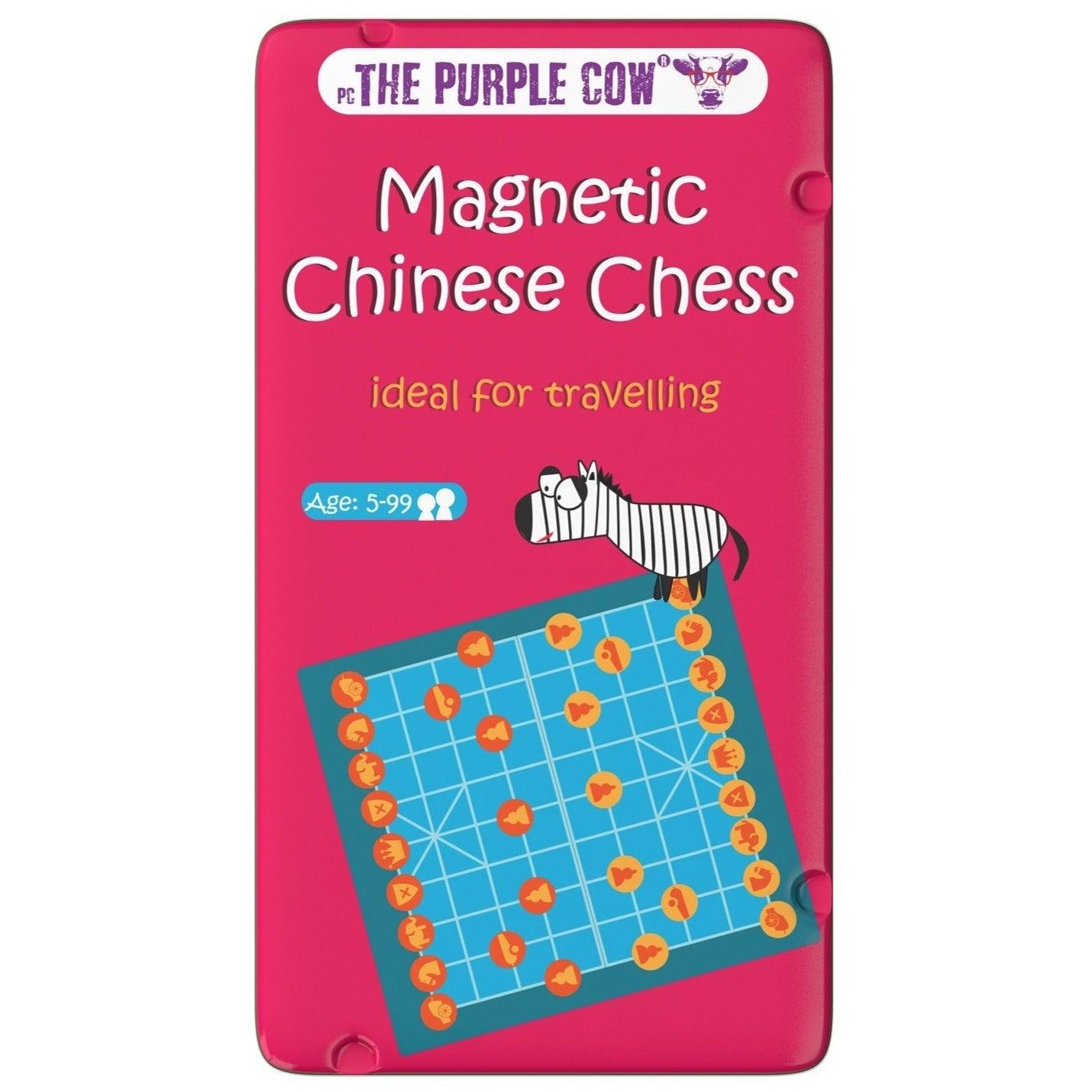 The Purple Cow: Magnetic Travel Juego de ajedrez chino