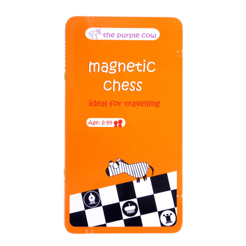 The Purple Cow: magnetic travel game Chess - Kidealo