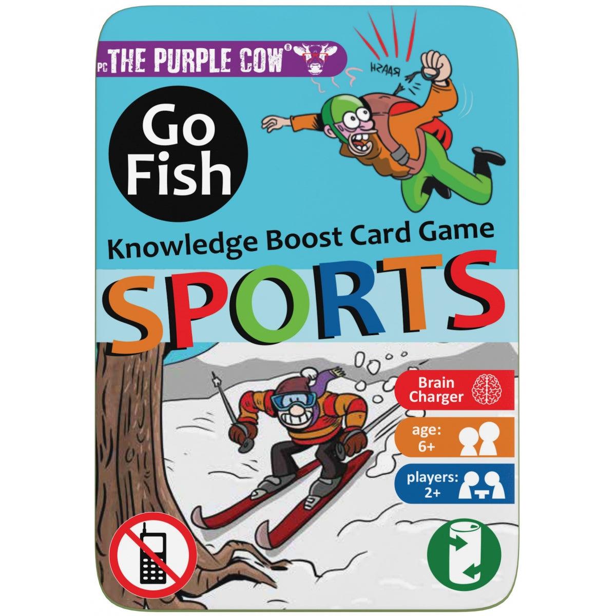 The Purple Cow: Go Fish Sports игра с карти за пътуване