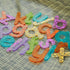 Tickit: Glitter αλφάβητο μικρά γράμματα Rainbow Glitter Letters 26 El.