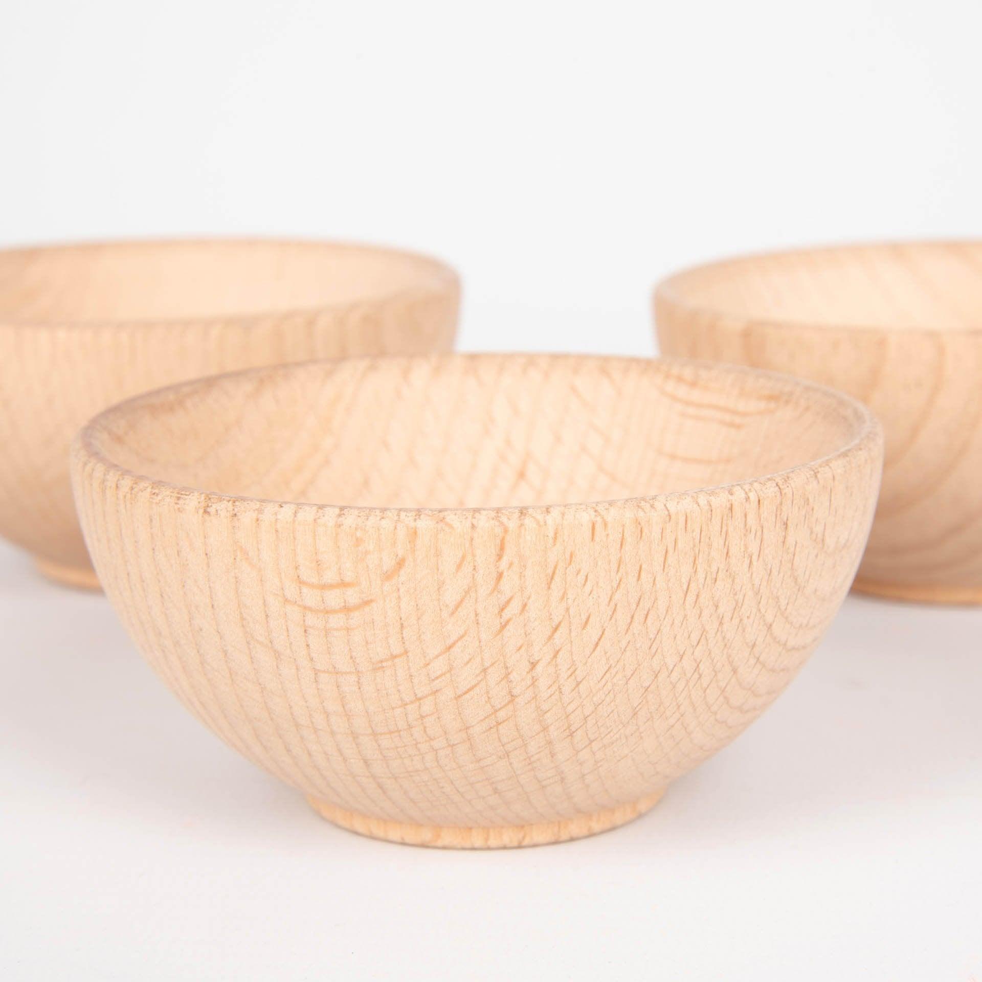 TickiT: Natural Wooden Bowls 3 el.