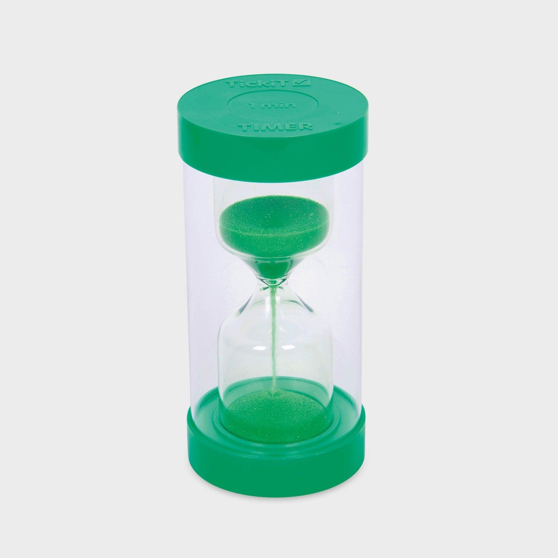TickiT: ColourBright Sand Timer 1 minuts timeglas