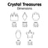 TickiT: Colour Crystal Treasures transparent blocks 30 el.