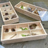 Tickit: caixas de descoberta de madeira 3 el