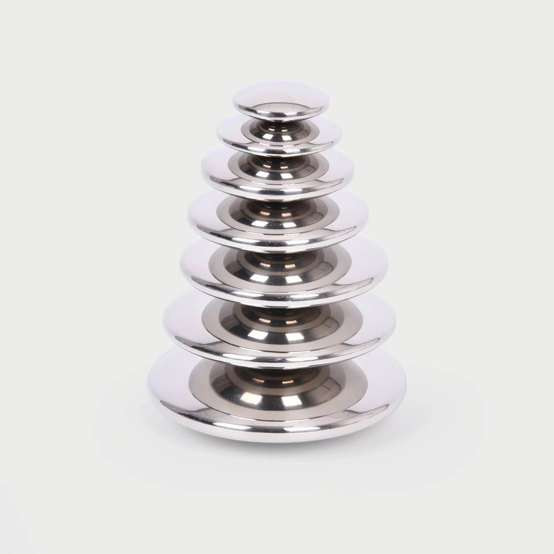 „Tickit“: sidabriniai jutiminiai diskai Jutimo atspindintys sidabriniai mygtukai 7 El.