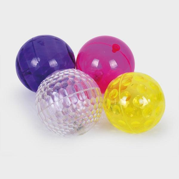 Tickit: Balles clignotantes lumineuses texturées 4 El.