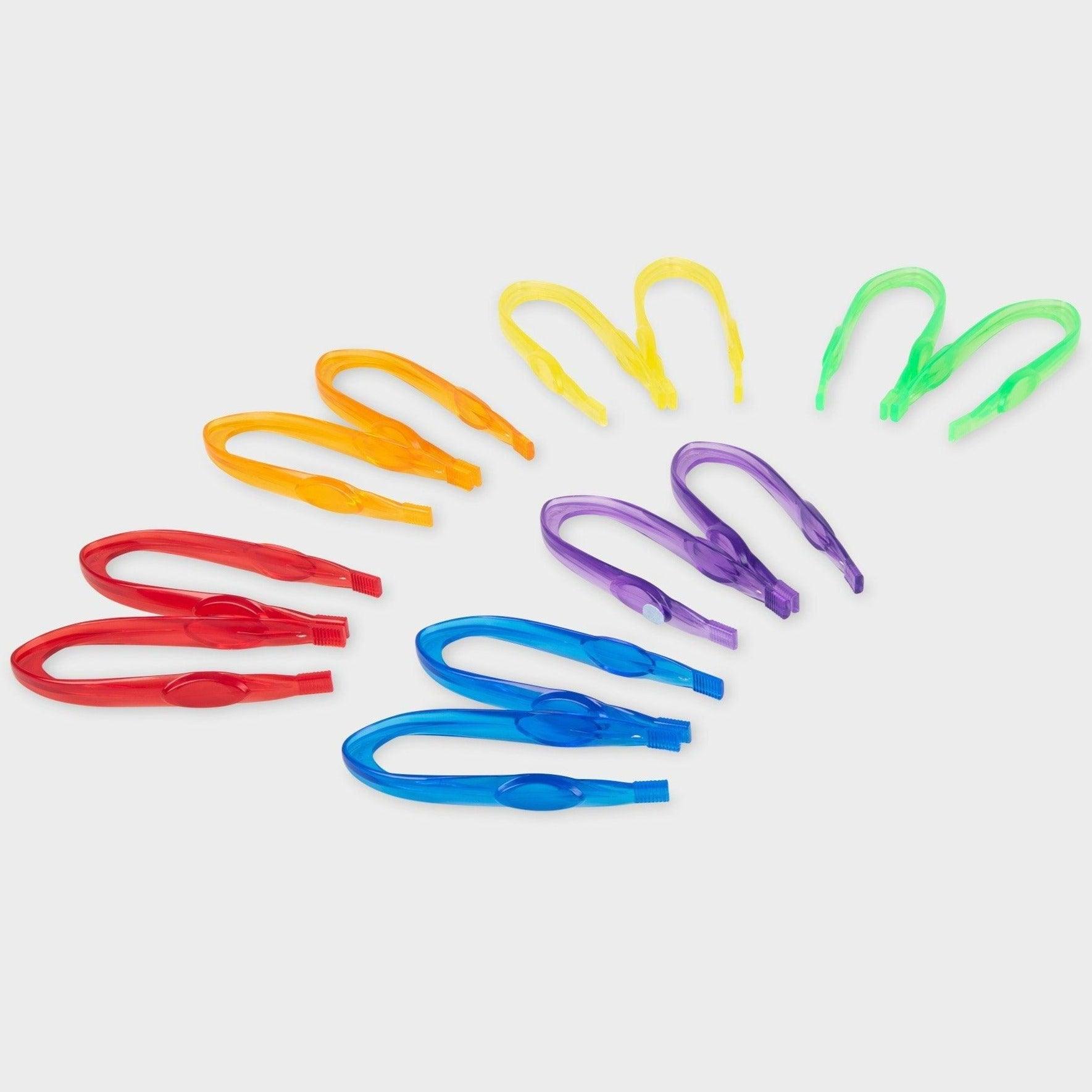 Tickit: Rainbow Pesetas Transculent Color Pincezers 12 El.