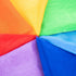 Otick: Rainbow organza tkanina od tkanine pakiranje 7 el.