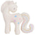 Tikiri: Natural Rubber Toy med Bell Unicorn