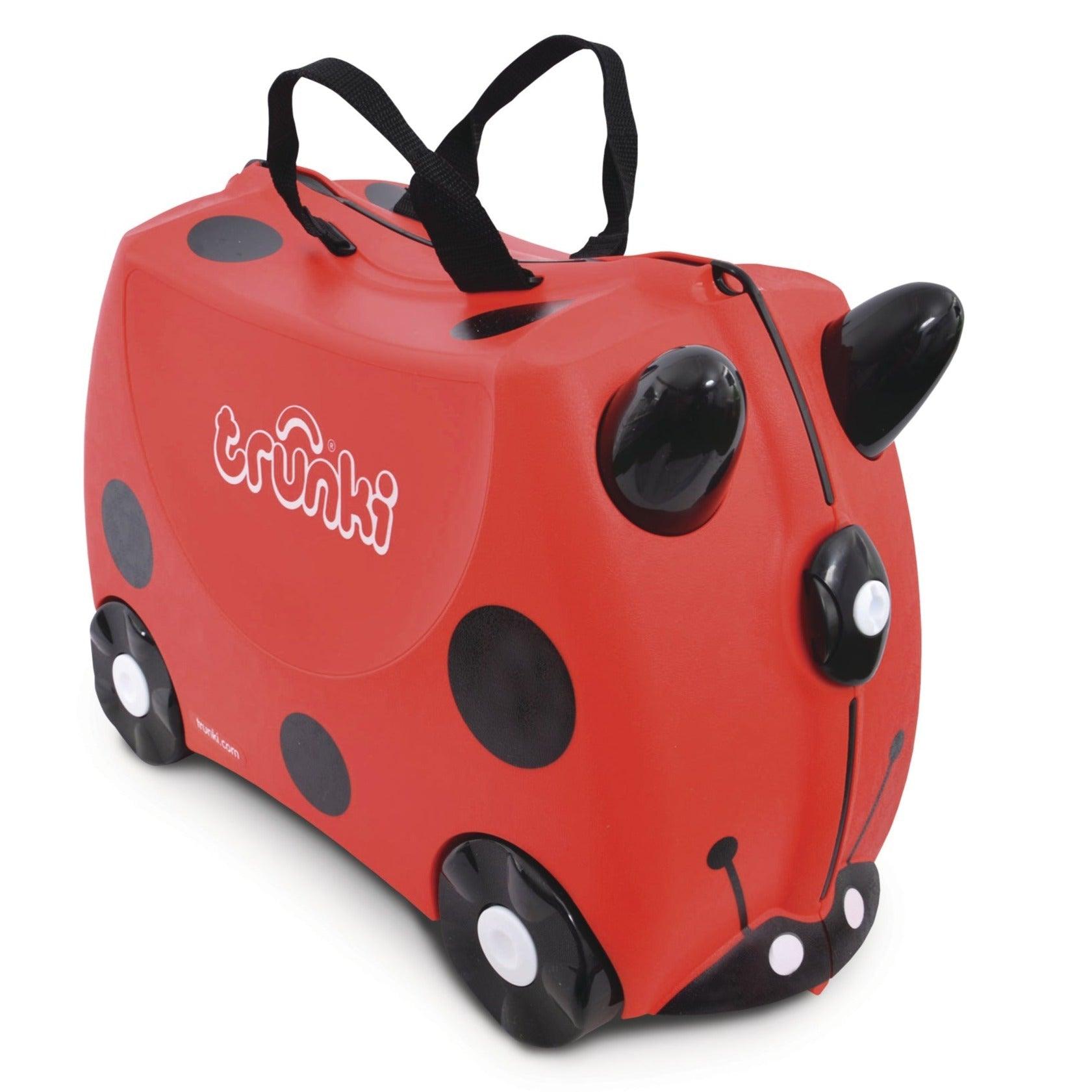 Trunki: riding suitcase for kids ladybug Harley