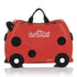 TRUNKI: Riding Suitcase for Kids Ladybug Harley
