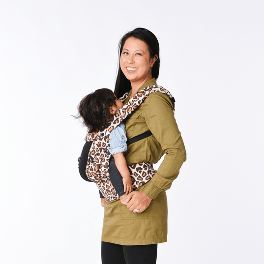 Tula: Ergonomic carrier with size adjustment and mesh Coast Peggy
