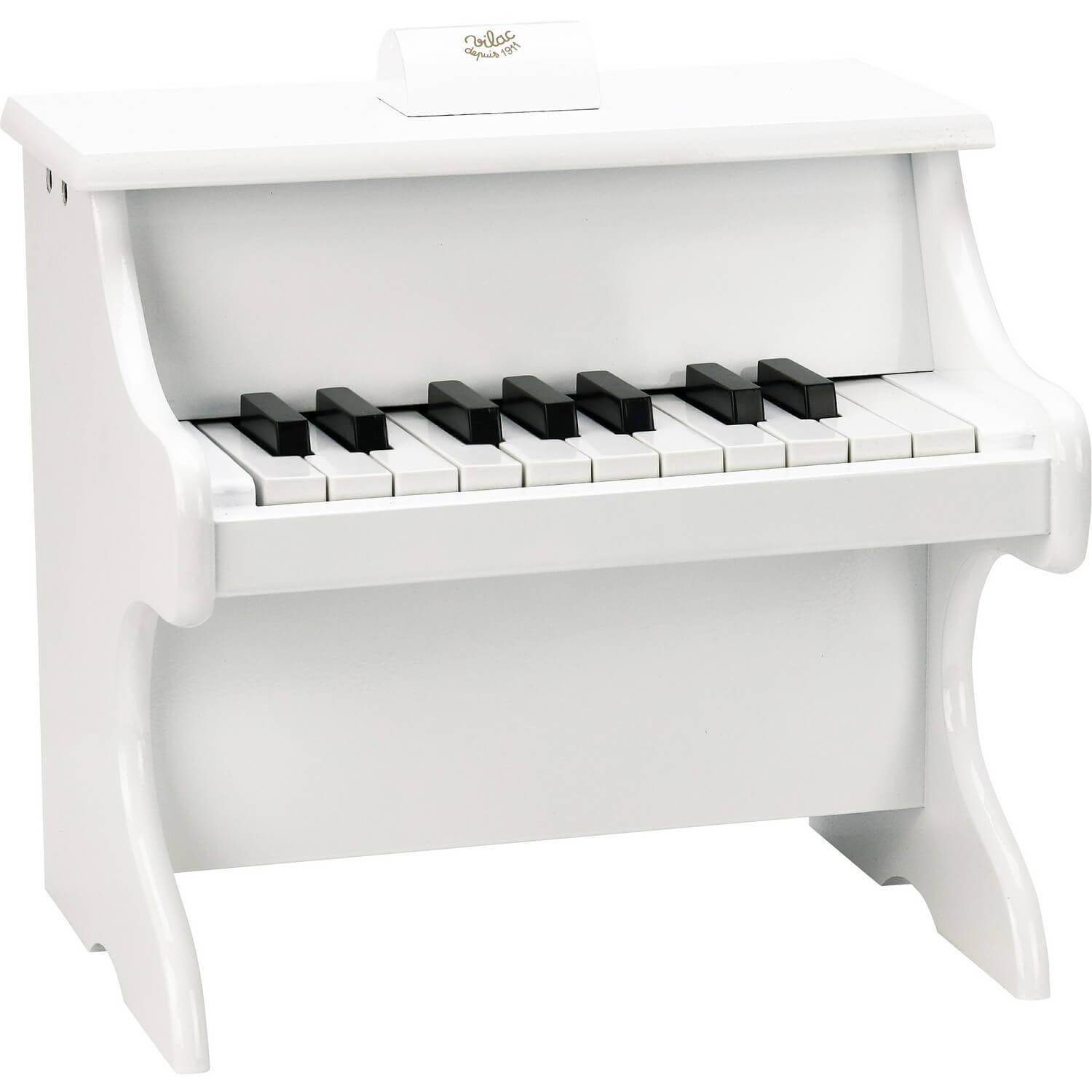 Vilac: baltas koka klavieres