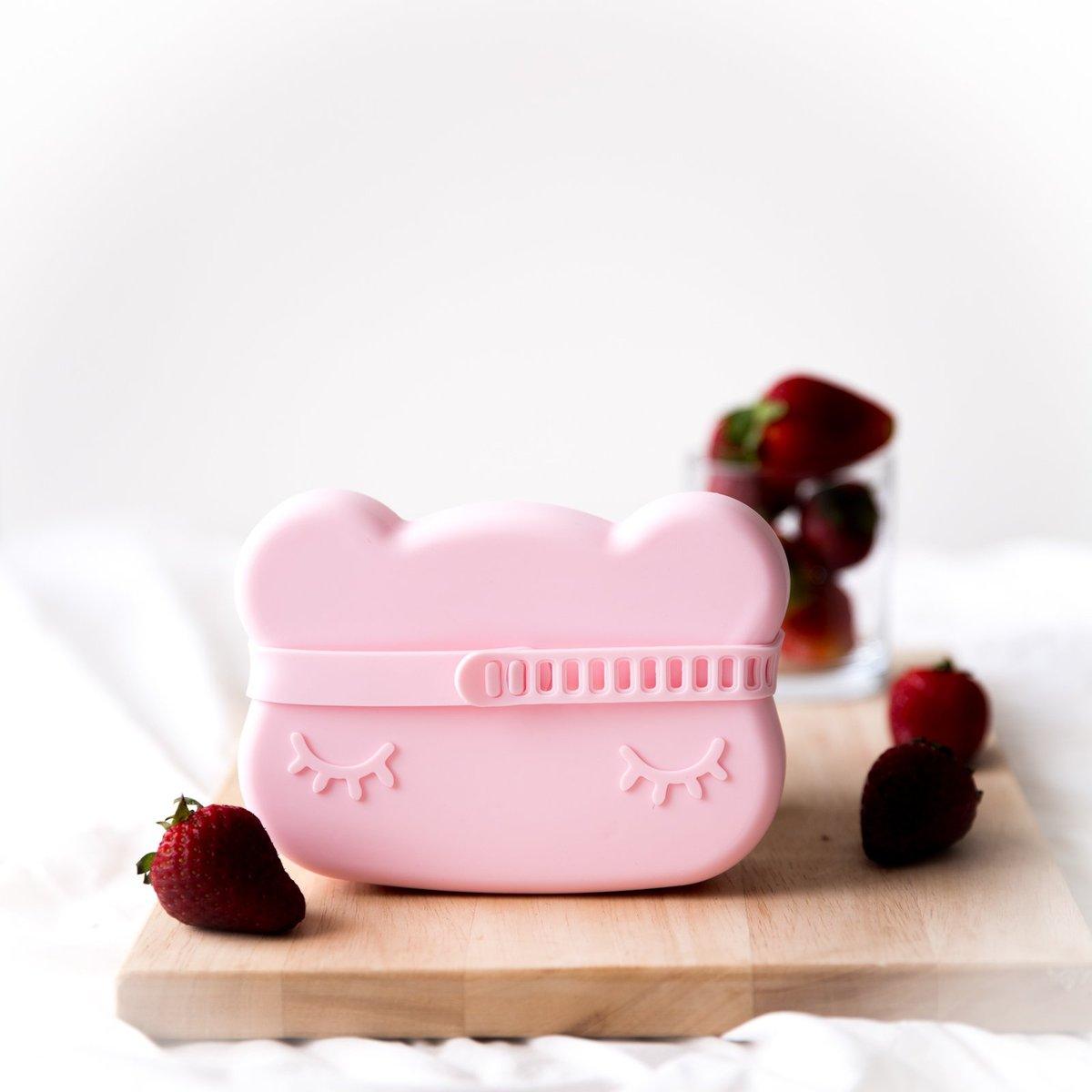 We Might Be Tiny: Bear Snackie silicone snack container