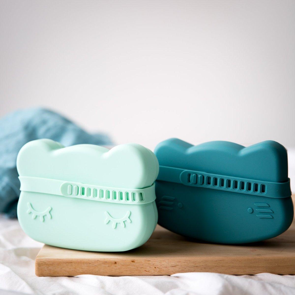 We Might Be Tiny: Bear Snackie silicone snack container