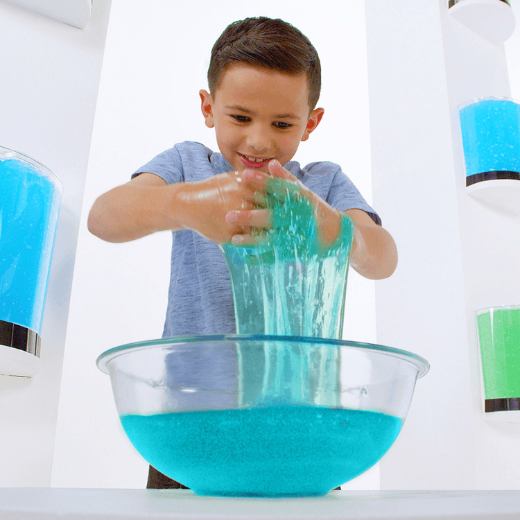 Zimpli Kids: Slime Baff Glitter Making Kit 4 používá oranžovou a modrou
