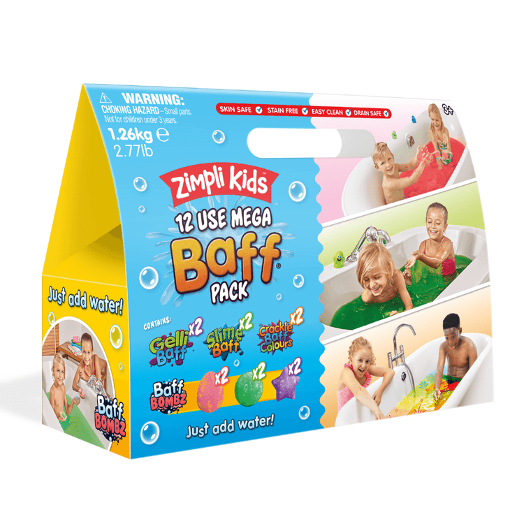 Zimpli Kids: Mega Baff Pack 16 pcs set of crystals and bath powders.