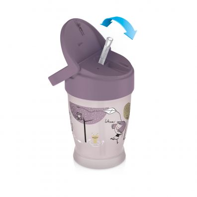 Lovi: Freestyle cup with straw 250 ml
