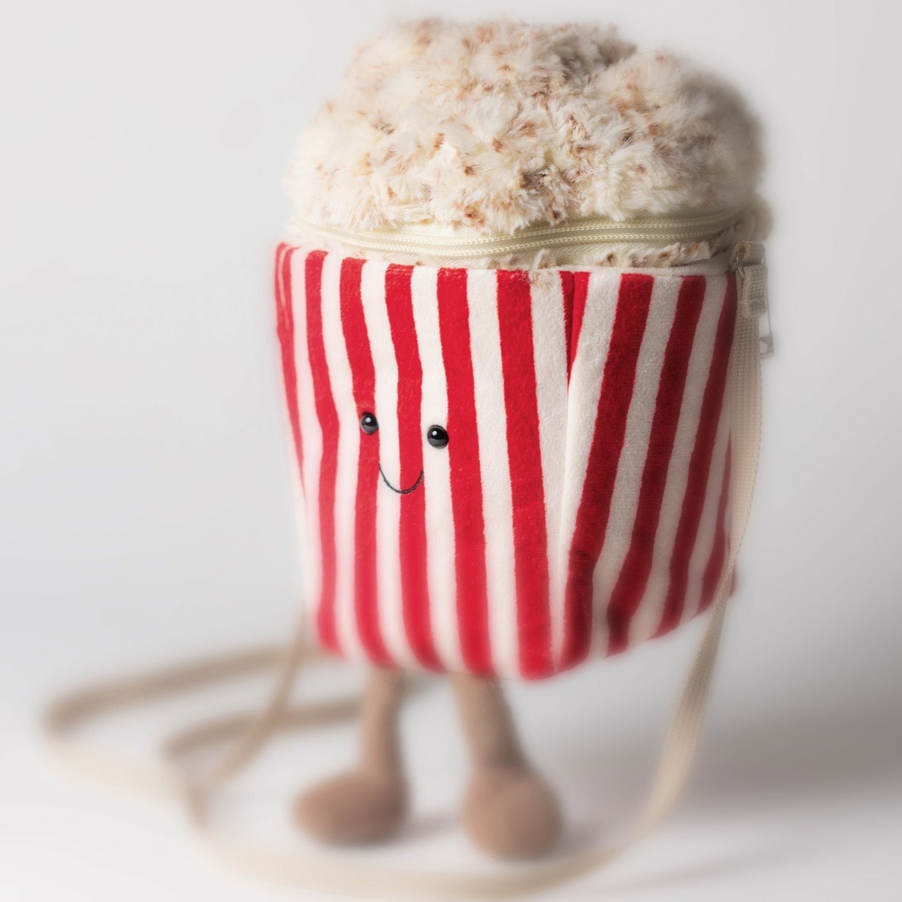 Jellycat: Popcorn Bag Linksmas pūsti kukurūzų krepšys 19 cm