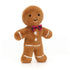 Jellycat: piparkakkupojan maskotti Jolly Gingerbread Fred 19 cm