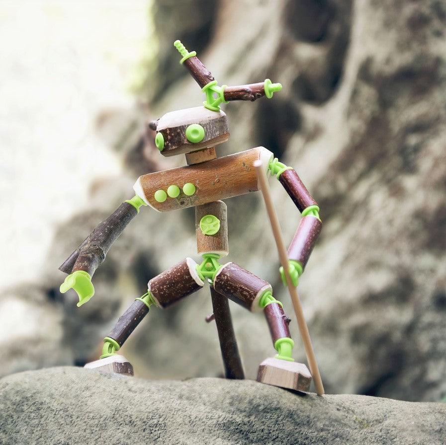 Haba: zestaw konstrukcyjny do patyków figurki Terra Kids Connectors - Noski Noski