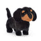 Jellycat: przytulanka jamnik Freddie Sausage Dog 13 cm - Noski Noski