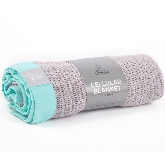 Mama Designs: ażurowy tkany kocyk Cellular Blanket - Noski Noski