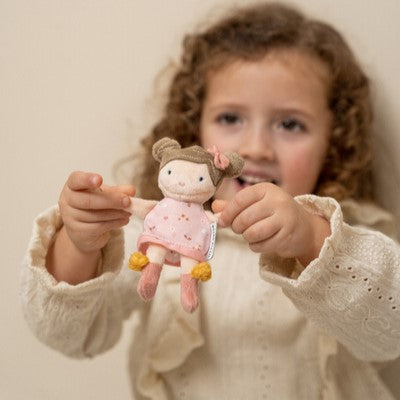 Little Dutch: Doll Fabric Rosa 10 cm